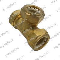 Тройник для труб из нержавеющей стали 20х20х20 вн. для воды (troydnerg20vn)