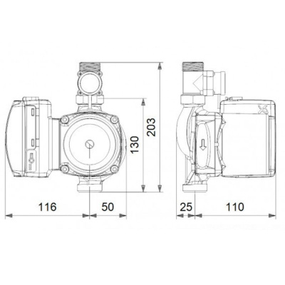 Насос повышения давления Grundfos UPA 15-160 (99891467)